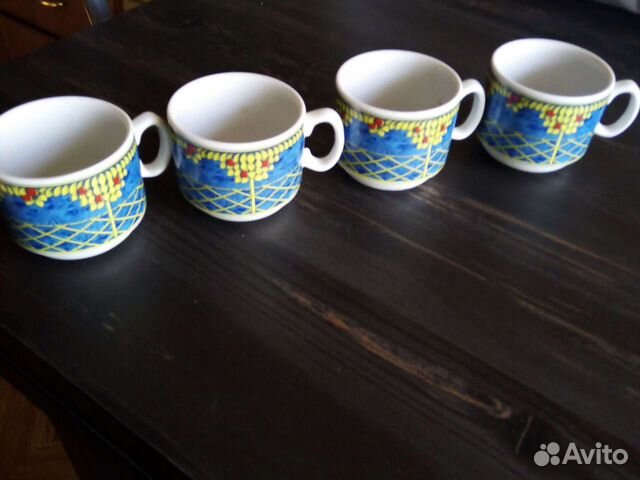 Чайные чашки 4 шт