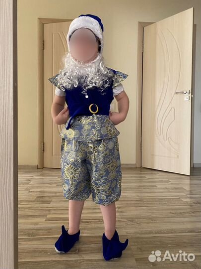 Костюм гнома 104-122 аренда прокат