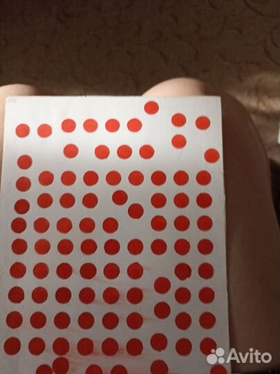 Математика с пеленок, карточки с точками (101 шт)