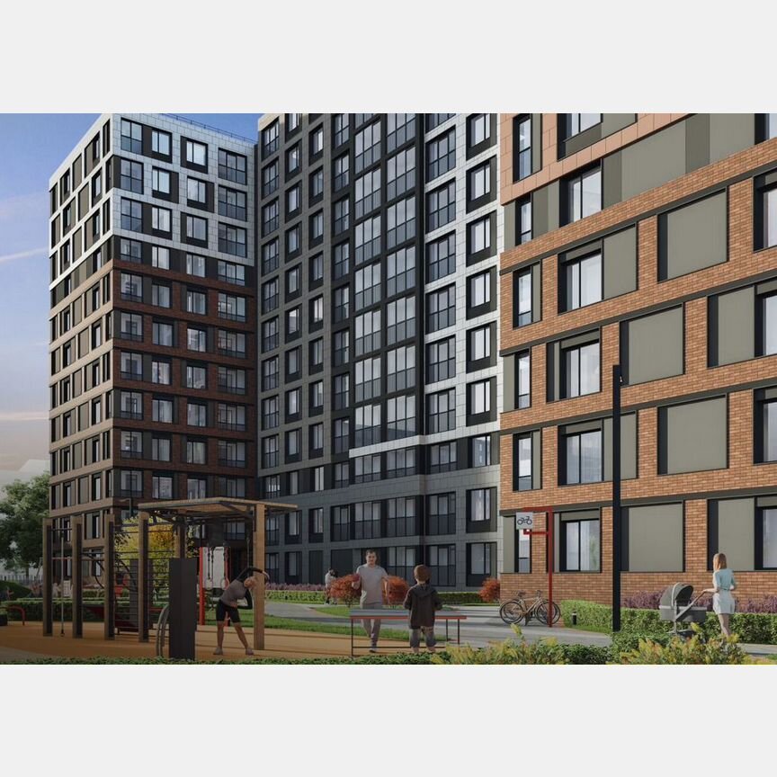1-к. квартира, 34,4 м², 12/14 эт.