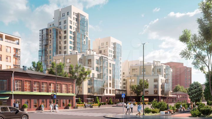 3-к. квартира, 82,9 м², 6/18 эт.