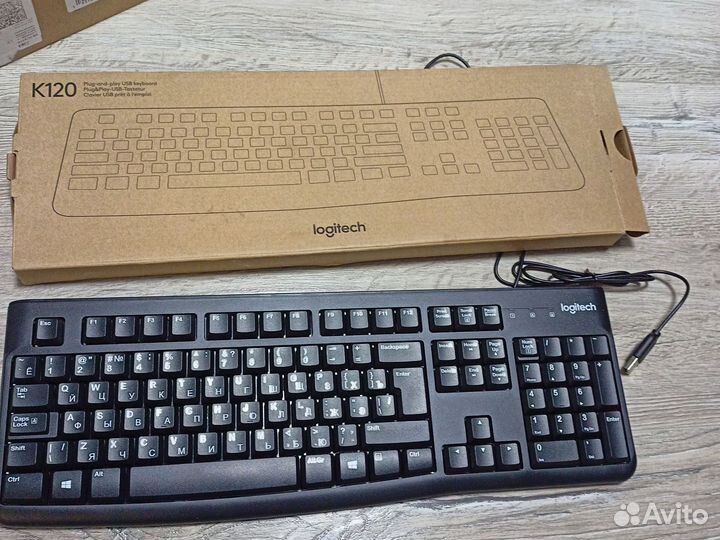 Клавиатура logitech k120, Genius