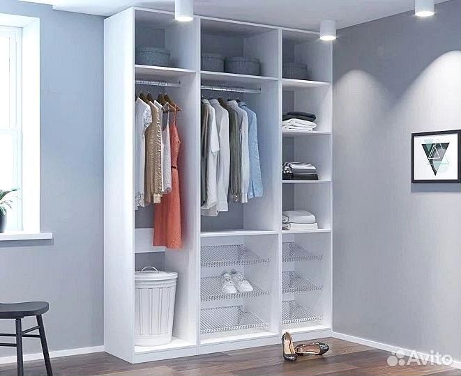Гардеробная монтаж в подарок