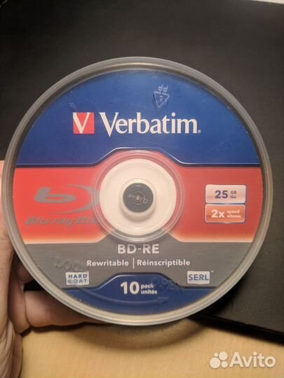 BD-RE Verbatim 10 шт 25GB
