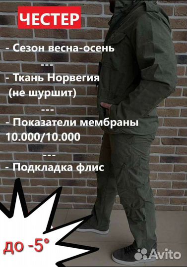 Демисезонный костюм Честер