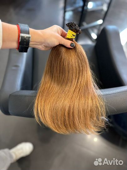 Волосы для наращивания на капсулах