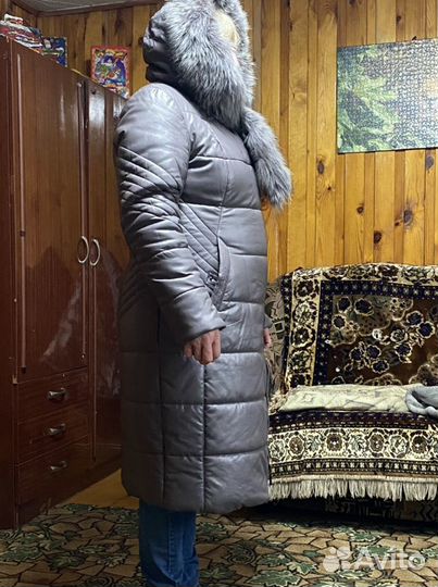 Пальто с чернобуркой