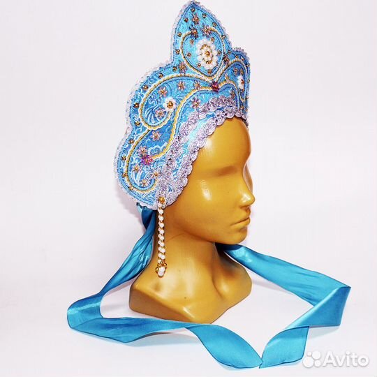 Кокошник для Снегурочки 