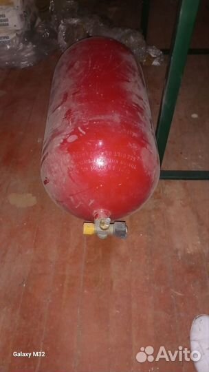 Метановый баллон 80 л. Пустой