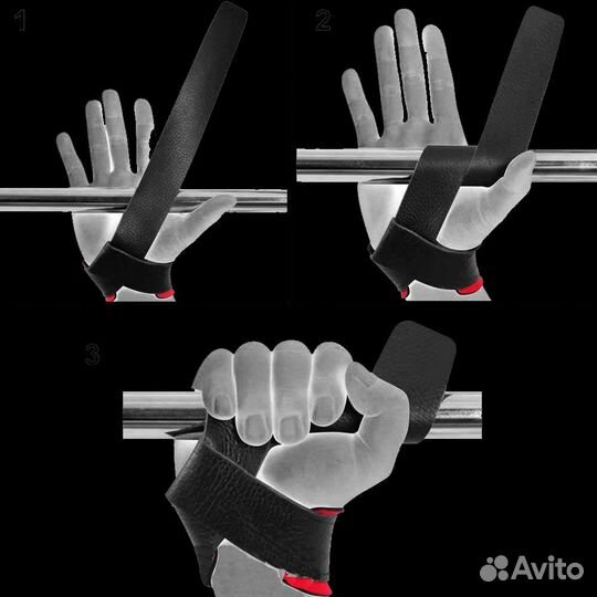 Лямки для тяги штанги и гантелей