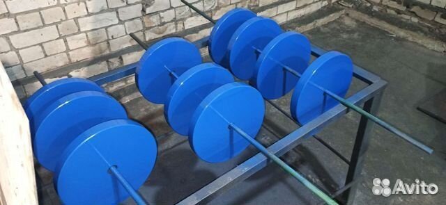 Блины (новые) для штанги и гантель