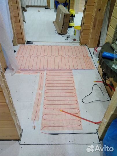 Тёплый пол в прихожей для сушки обуви под кафель
