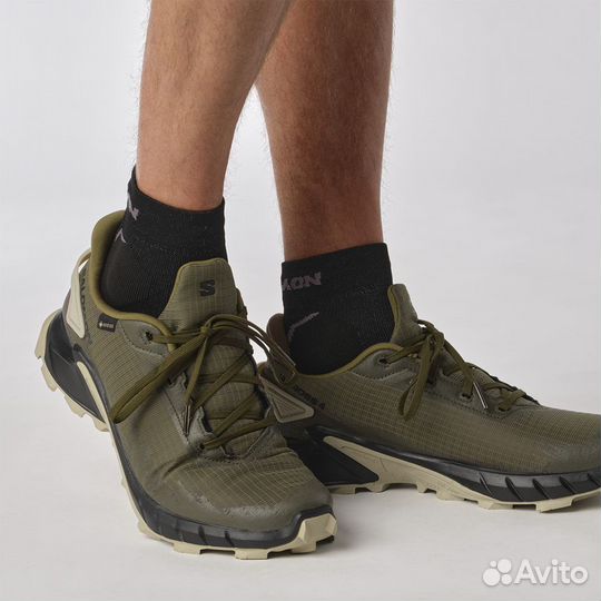 Кроссовки Salomon Alphacross 4 GTX Olive/Black