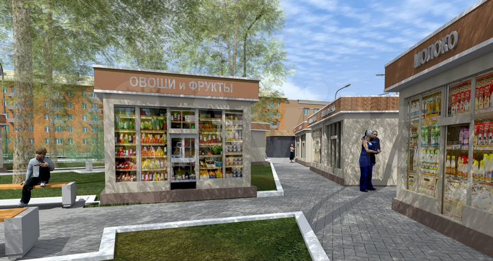 Аренда земли под нестац. палатки, от 6 до 50 м²