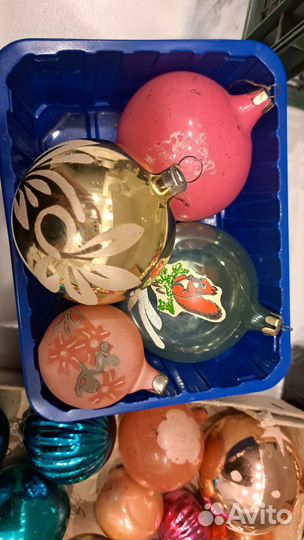 Елочные игрушки СССР