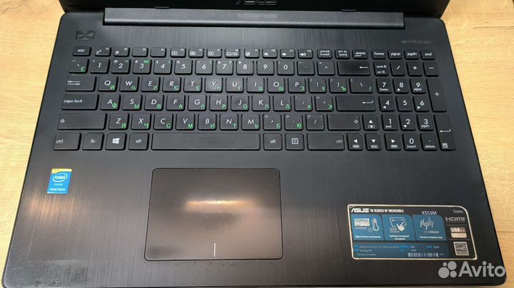 Asus X553MA/4 ядра/4озу/256ssd/500hdd