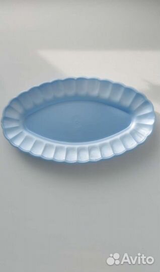 Блюдо сервировочное овальное Пластик