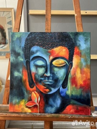 Картина маслом на холсте Будда