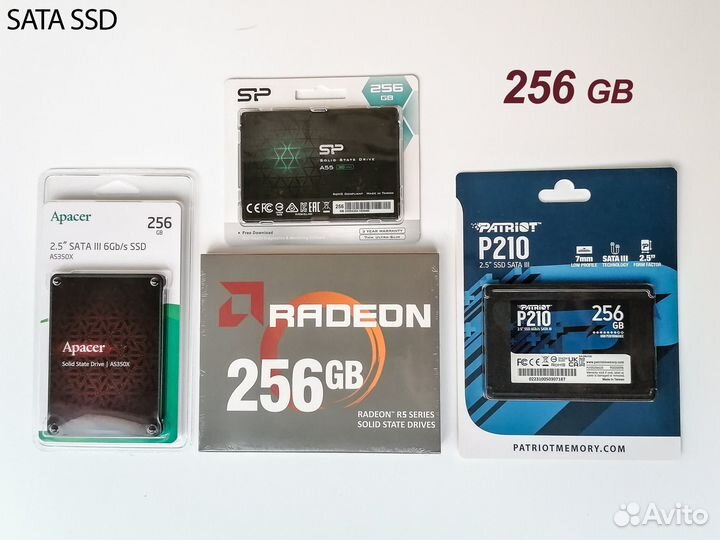 SSD 128 GB, 256 GB, 512 GB, 1 TB Новые