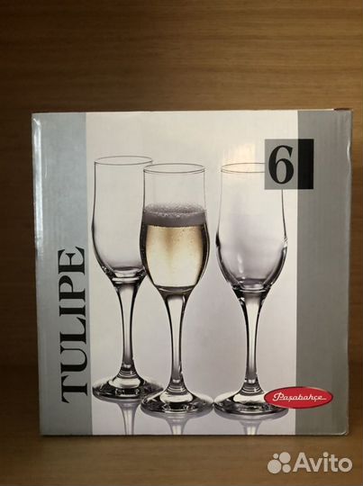 Бокалы для шампанского Тюльпан Новые