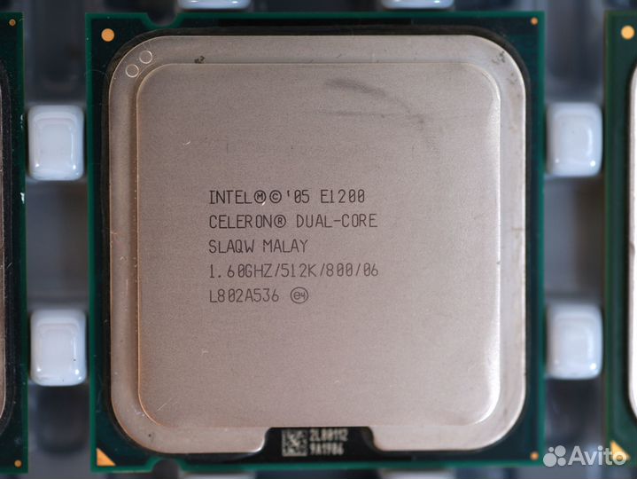 Старые процессоры 478, 775, Pentium, Celeron