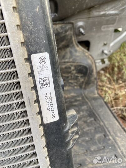 Основной радиатор охлаждения Skoda Octavia A7