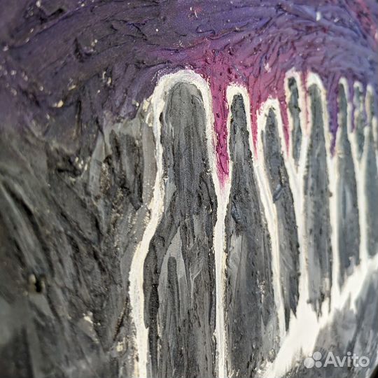 Картина акрилом на холсте. «авиарежим»