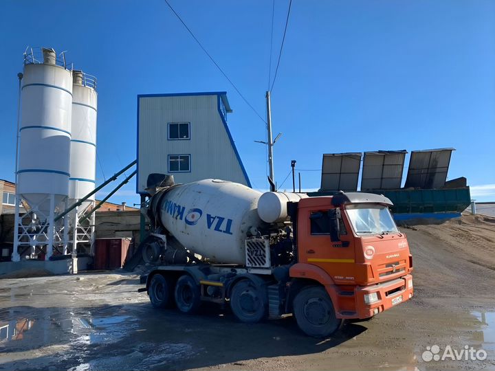 Доставка бетона миксером, Раствор