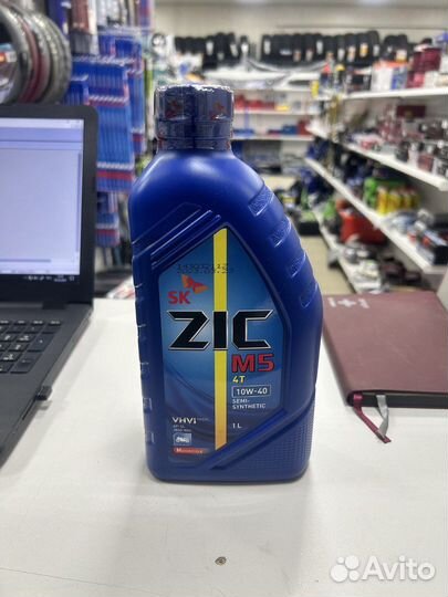 ZIC 4Т М5 10W40 1л. полусинтетика новое мото