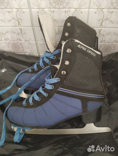 Коньки женские 38 размер б/у
