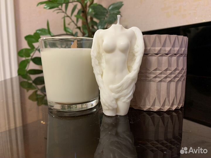 Свечи ручной работы для интерьера