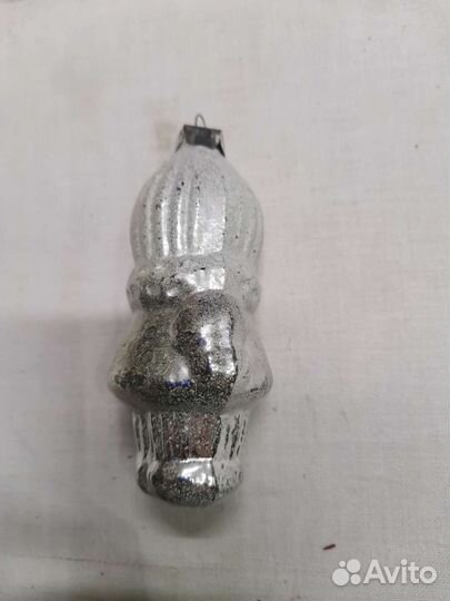 Ёлочная игрушка СССР Девочка в шубке (Ч)