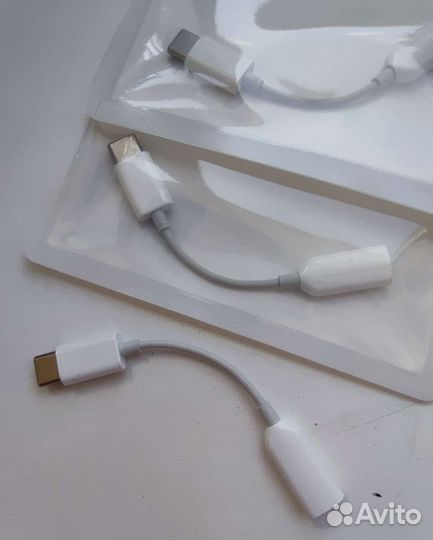 Переходник Xiaomi c Type-C на Mini jack 3,5