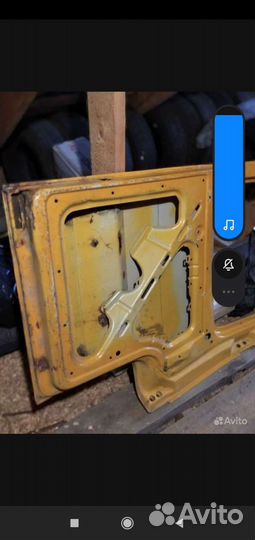 Дверь левая задняя распашная т4