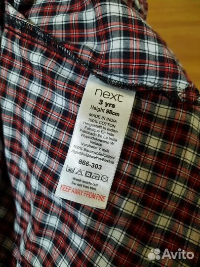 Рубашка для девочки next