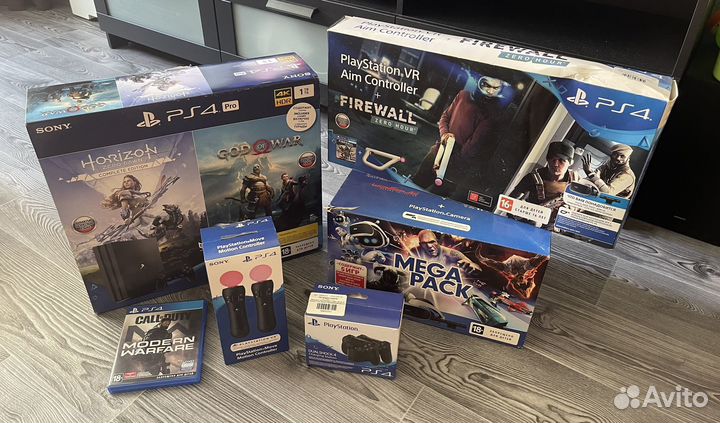 Sony playstation 4 pro 1tb + playstation VR