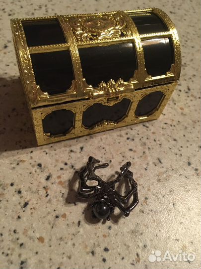 Кольцо панк паук