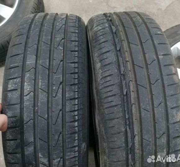 Литые диски R16 4х100 Вертушки вместе с резиной