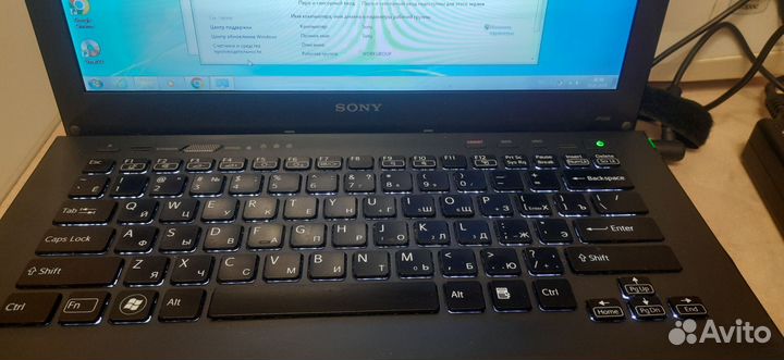 Ноутбук Sony vaio vpcsb