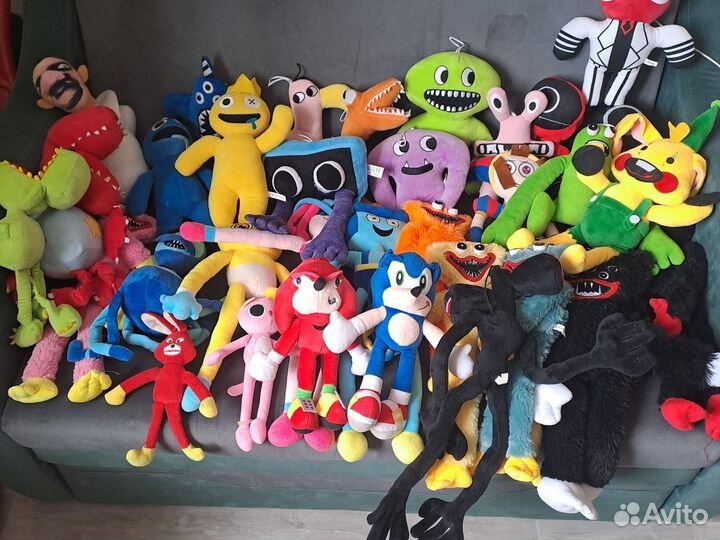 Игрушки бан бан, радужные друзья,хагги, соник и др