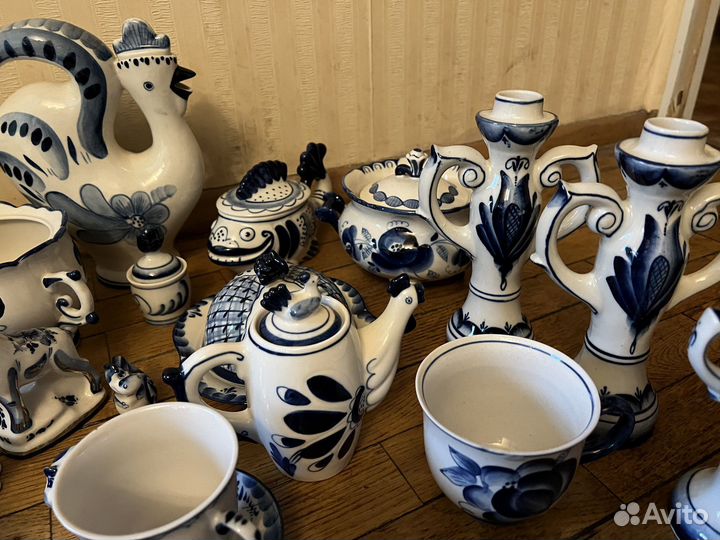 Посуда гжель