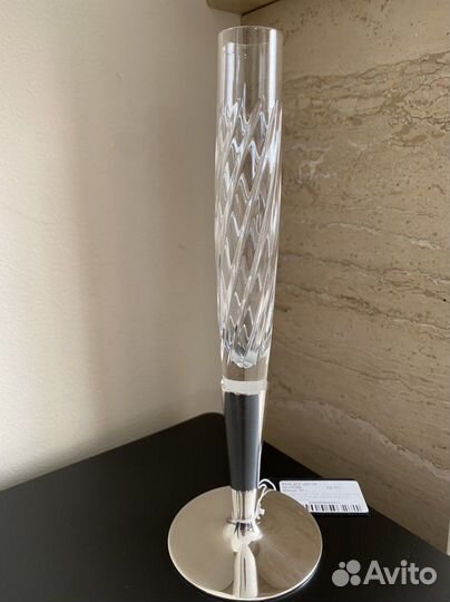 Вазочка серебро/хрусталь Португалия