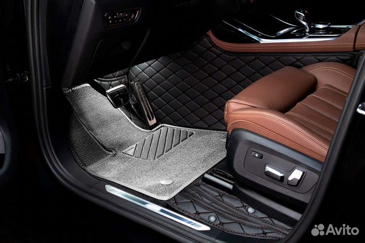 3D Коврики Infiniti Салон Багажник из Экокожи