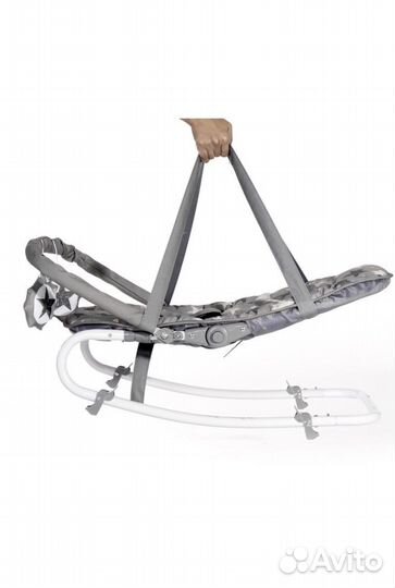 Шезлонг для новорожденных бу,кресло качалка