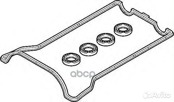 Прокладки крышки гбц (комплект: 1 прокладка пла