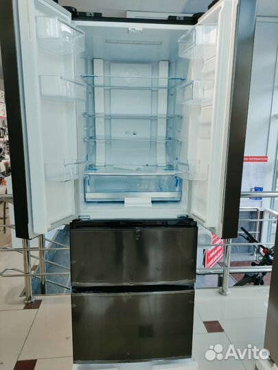 Черный многодверный холодильник Tomson 337 литров