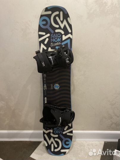 Сноуборд детский Salomon 100 с креплениями. Новый