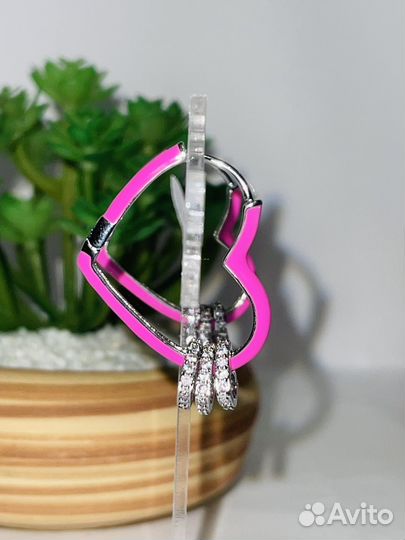 Серьги серебро 925