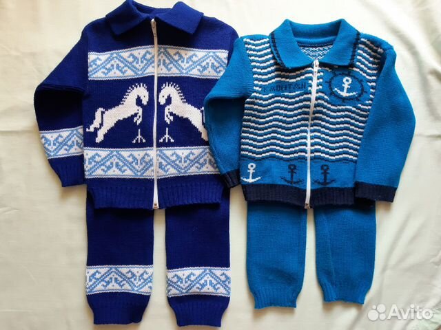 Шерстяной костюм для мальчиков