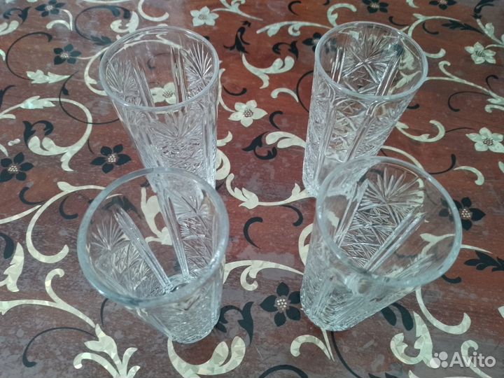 Хрустальные бокалы СССР